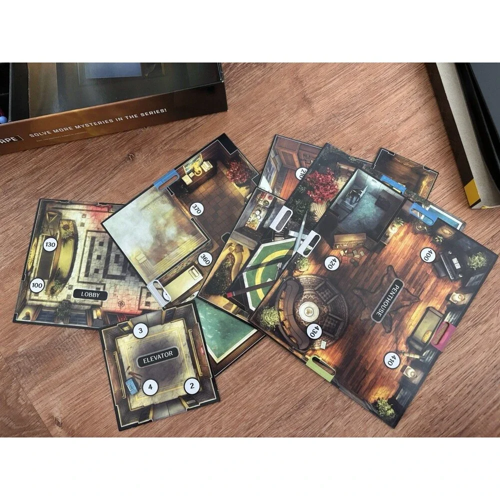 Hasbro Clue Escape: The Midnight Hotel Mystery Board Game 1-6 Players, ages 10+